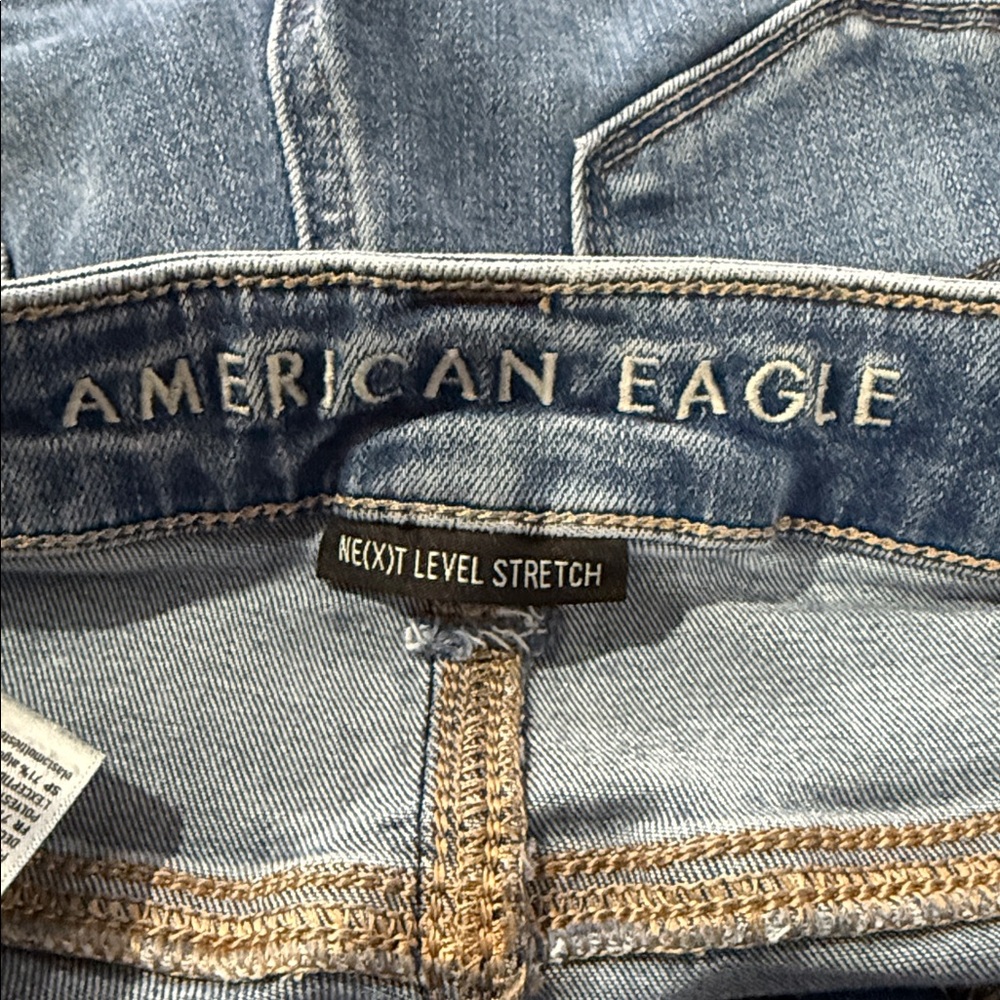 American Eagle Outfitters Next Level Stretch Super hi-Rise Flare Jeans - Picture 11 of 13